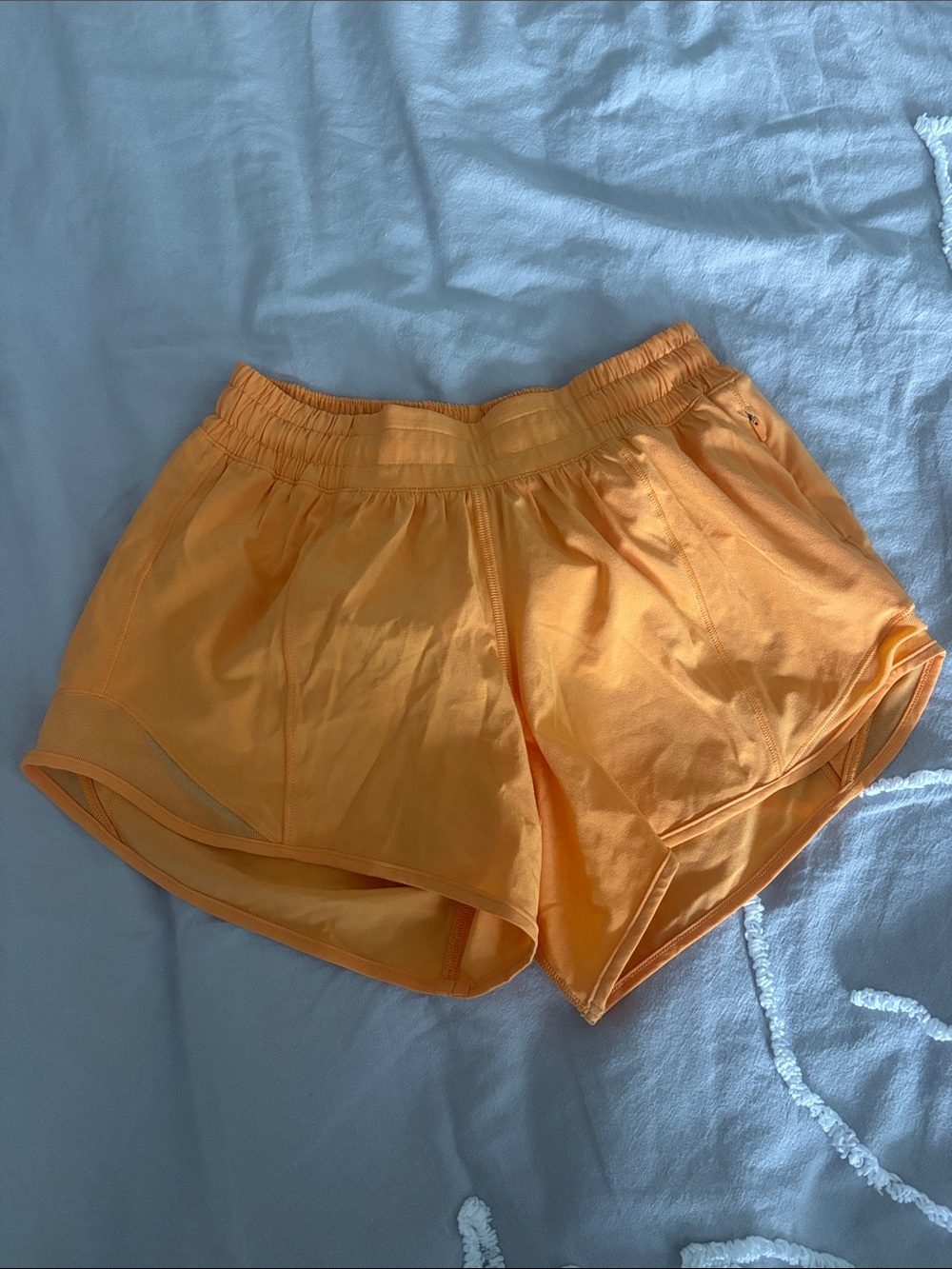 lululemon athletica Women's Bright Orange Running Shorts